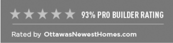 PRO Builder Rating by ottawasNewestHomes.com