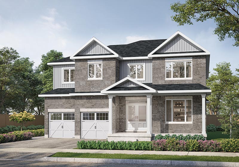 The Edwards Elevation B Rendering