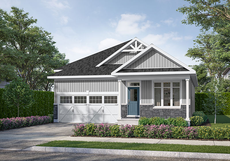 The Firestone Elevation B Rendering