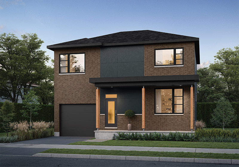 The Hailey EC Elevation C Rendering