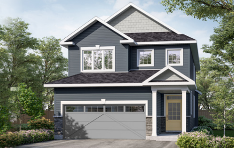 The Quentin Elevation B Rendering