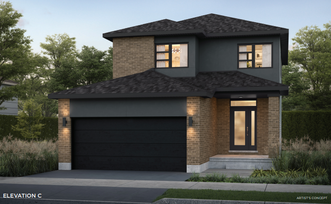 The Hamilton Elevation C Rendering